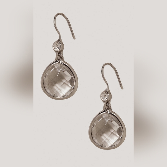 2/$15 NEW EXPRESS Faceted Stone Drop Dangle Earrings - Picture 2 of 5